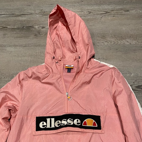 Ellesse 1/4 Zip Pullover Hooded Windbreaker Jacket Women’s Size XS - Picture 3 of 7